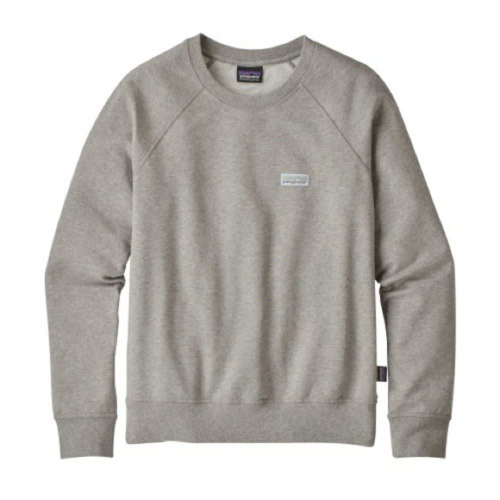 Patagonia Women’s Crewneck Sweatshirt in Light Gray